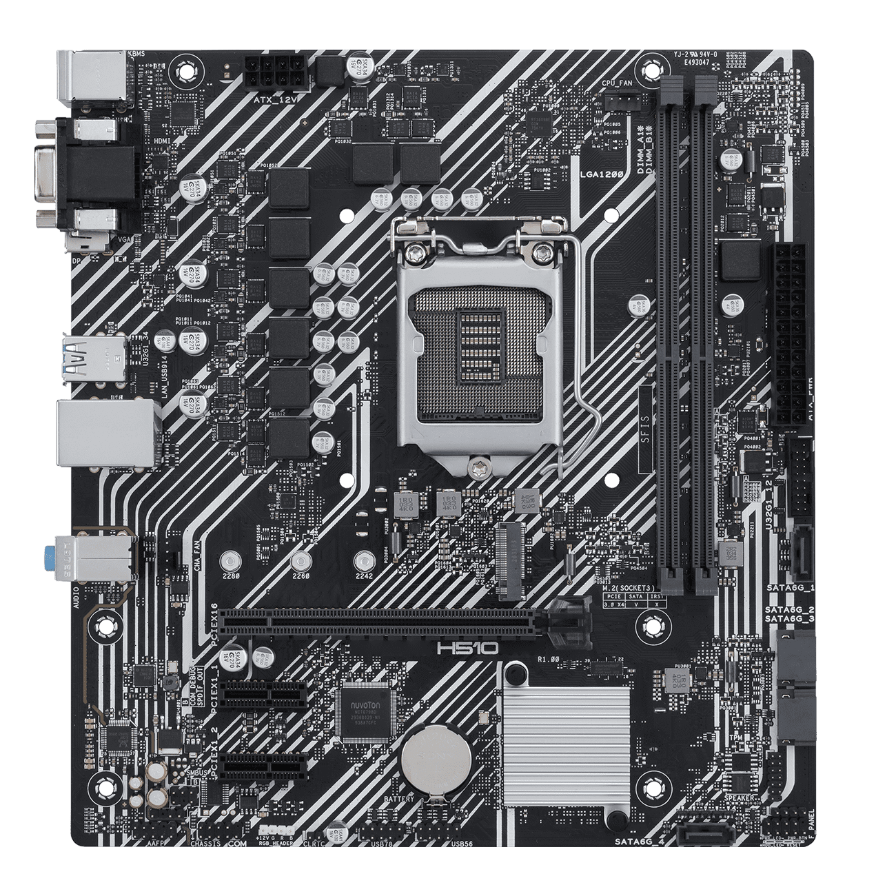 Pichau Kit Upgrade, Intel i7-10700, H510M, 16GB DDR4, Cooler